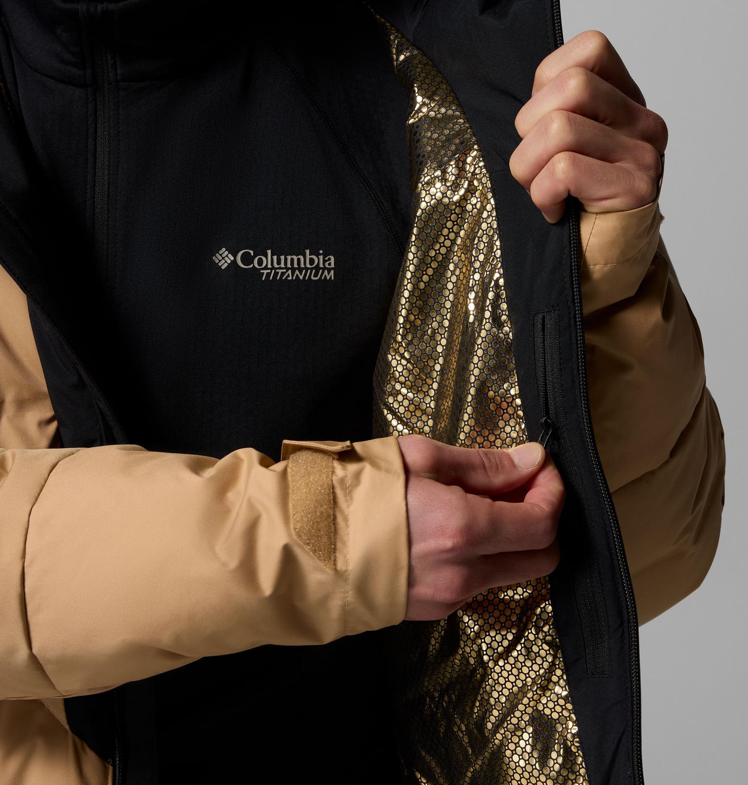 کاپشن اسکی عایق دار مردانه Men's Glacier Ridge™ Down Waterproof Ski Jacket برند کلمبیا