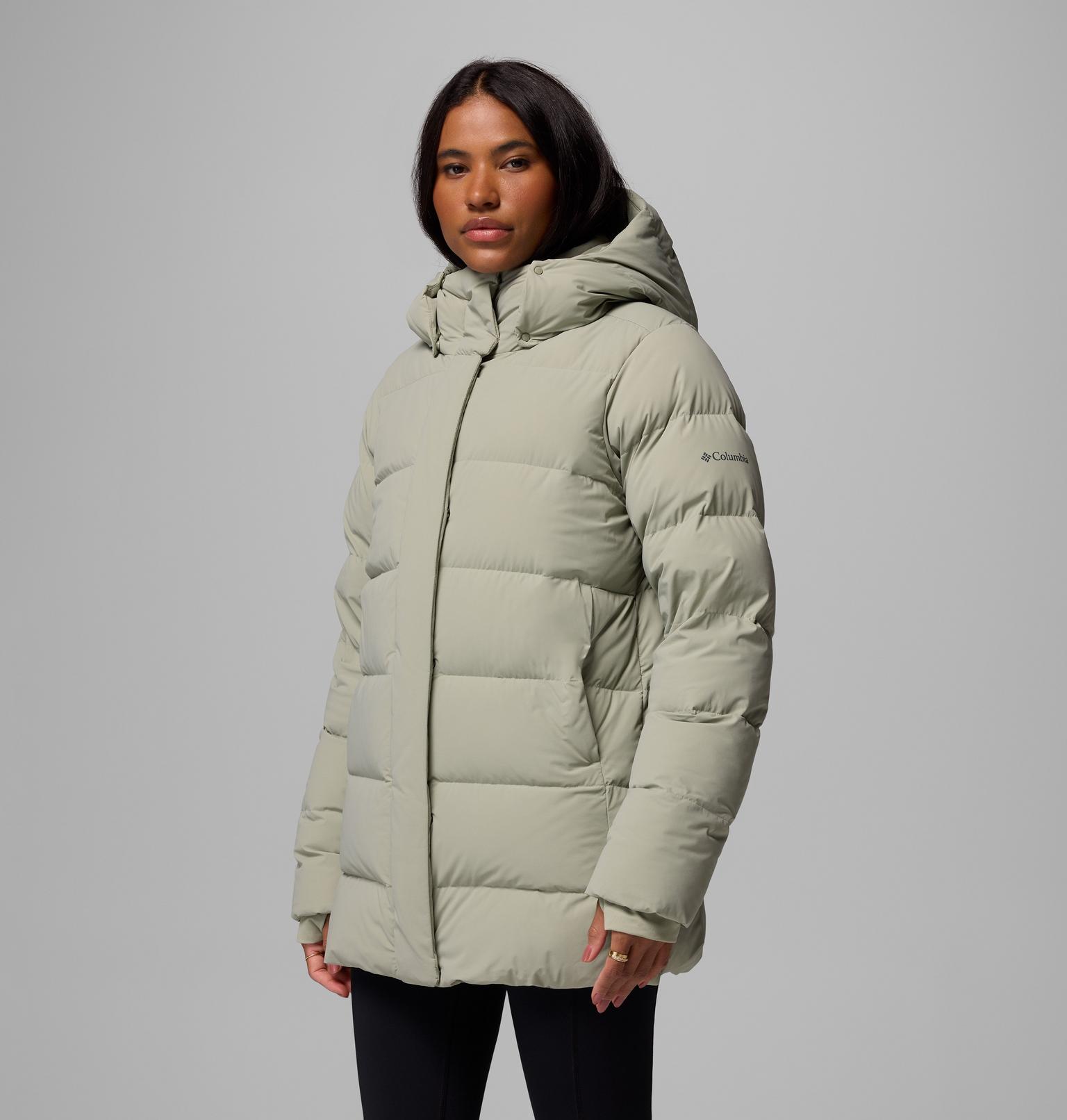 کاپشن زنانه Women's Amaze Puff™ Mid Hooded Down Puffer برند Columbia